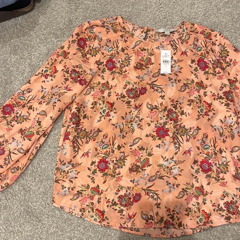 Loft work blouse shirt